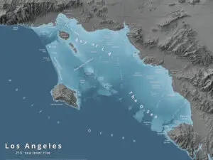 Los Angeles Sea Level Rise Map