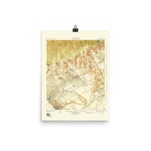 Restored 1925 Santa Monica Map