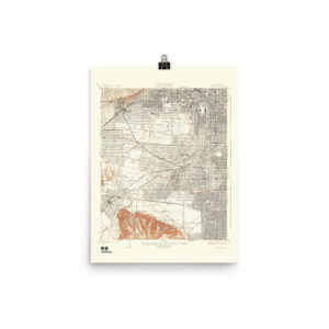 Restored 1926 Hollywood Map