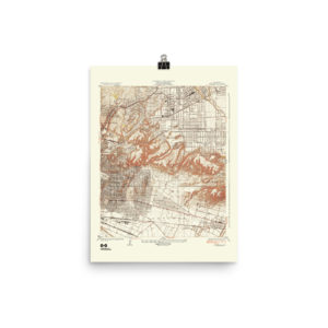 Restored 1926 East Los Angeles Map