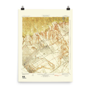 Restored 1925 Santa Monica Map