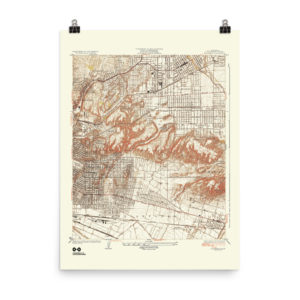 Restored 1926 East Los Angeles Map