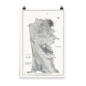 Restored 1896 San Francisco Map