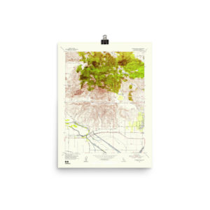 Restored 1954 Sutter Buttes Map