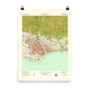 Restored 1952 Santa Barbara Map