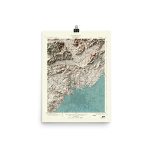 Retrofuture 1904 Baltimore Map with 218′ Sea Level Rise