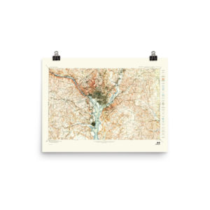 Restored 1900 Washington DC Map
