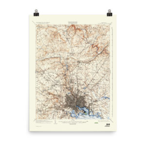Restored 1904 Baltimore Map