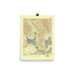 Restored 1902 Napa Map