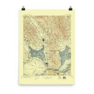 Restored 1902 Napa Map