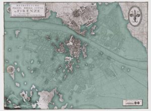 Florence 1847 Retrofuture Sea Level Rise Map