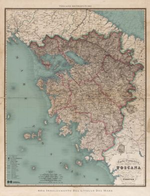 Tuscany 1860 Retrofuture Sea Level Rise Map