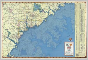 Petrofuture 1956 Sea Level Rise Map of Baltimore