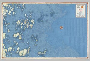 Petrofuture 1956 Sea Level Rise Map of Boston