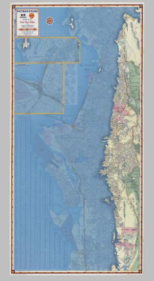 Petrofuture 1956 Sea Level Rise Map of Oakland and Berkeley