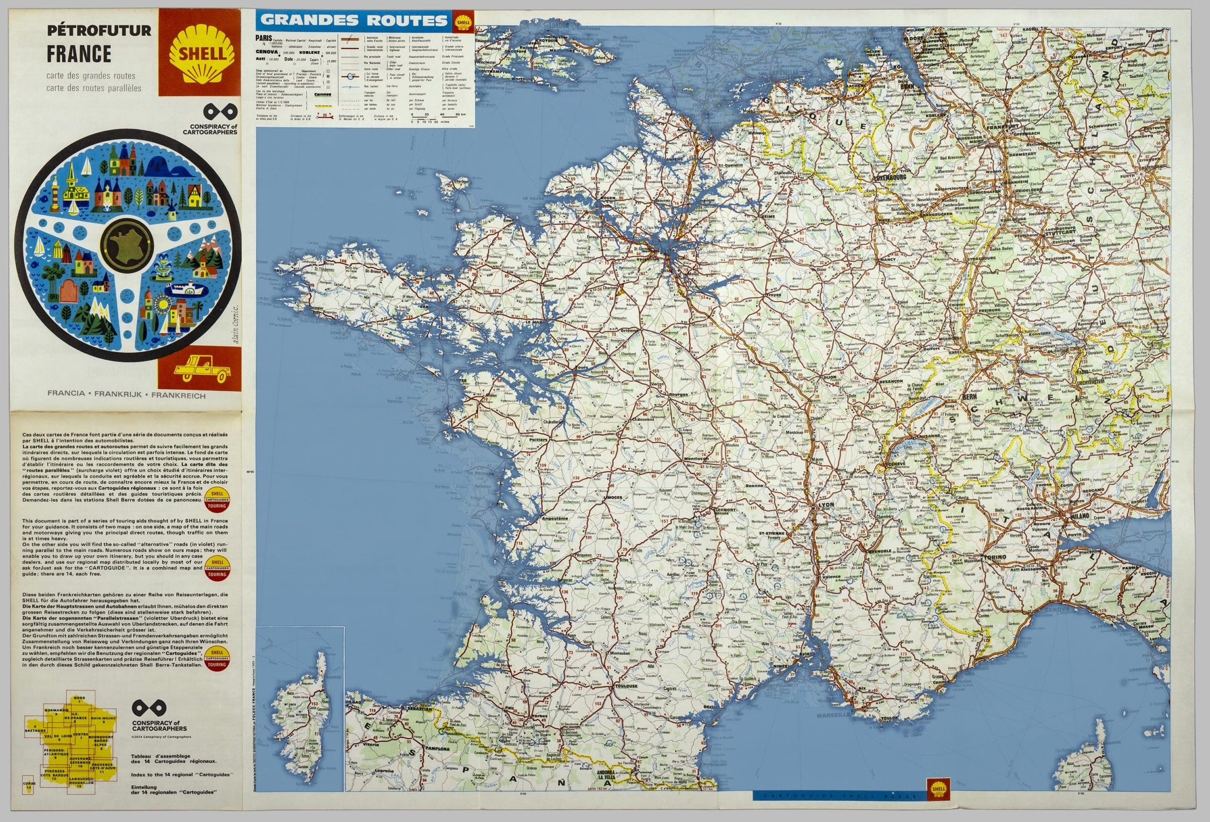 Petrofuture 1969 Sea Level Rise Map of France