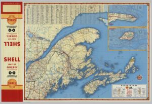 Petrofuture 1956 Sea Level Rise Map of Canada’s Maritime Provinces