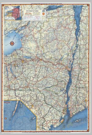 Petrofuture 1956 Sea Level Rise Map of New York State