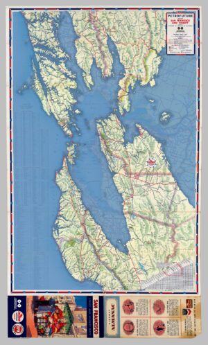Petrofuture 1953 Sea Level Rise Map of San Francisco Bay Area