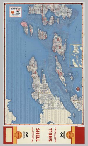 Petrofuture 1956 Sea Level Rise Map of Seattle
