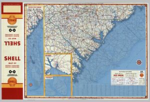 Petrofuture 1956 Sea Level Rise Map of South Carolina